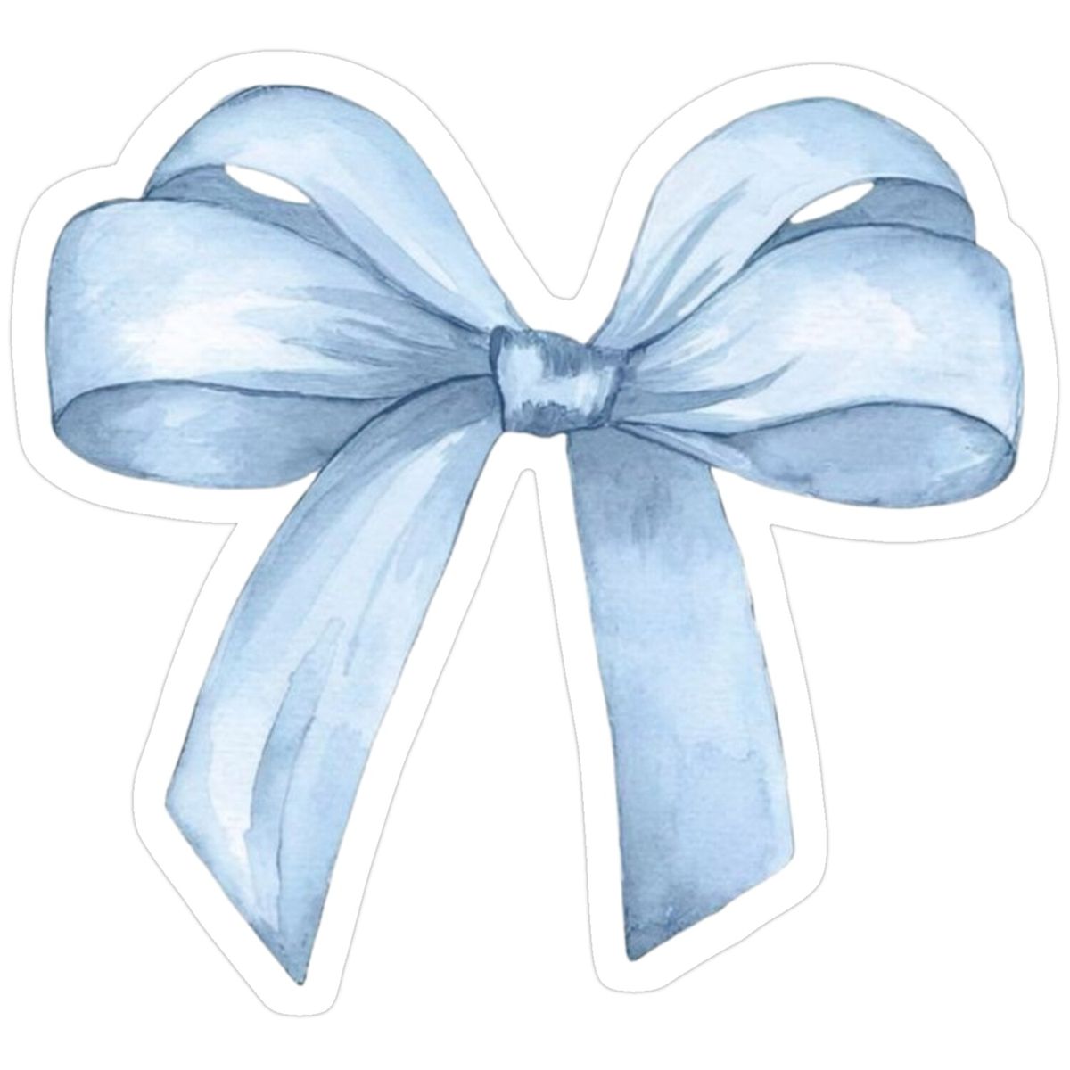 Blue bow