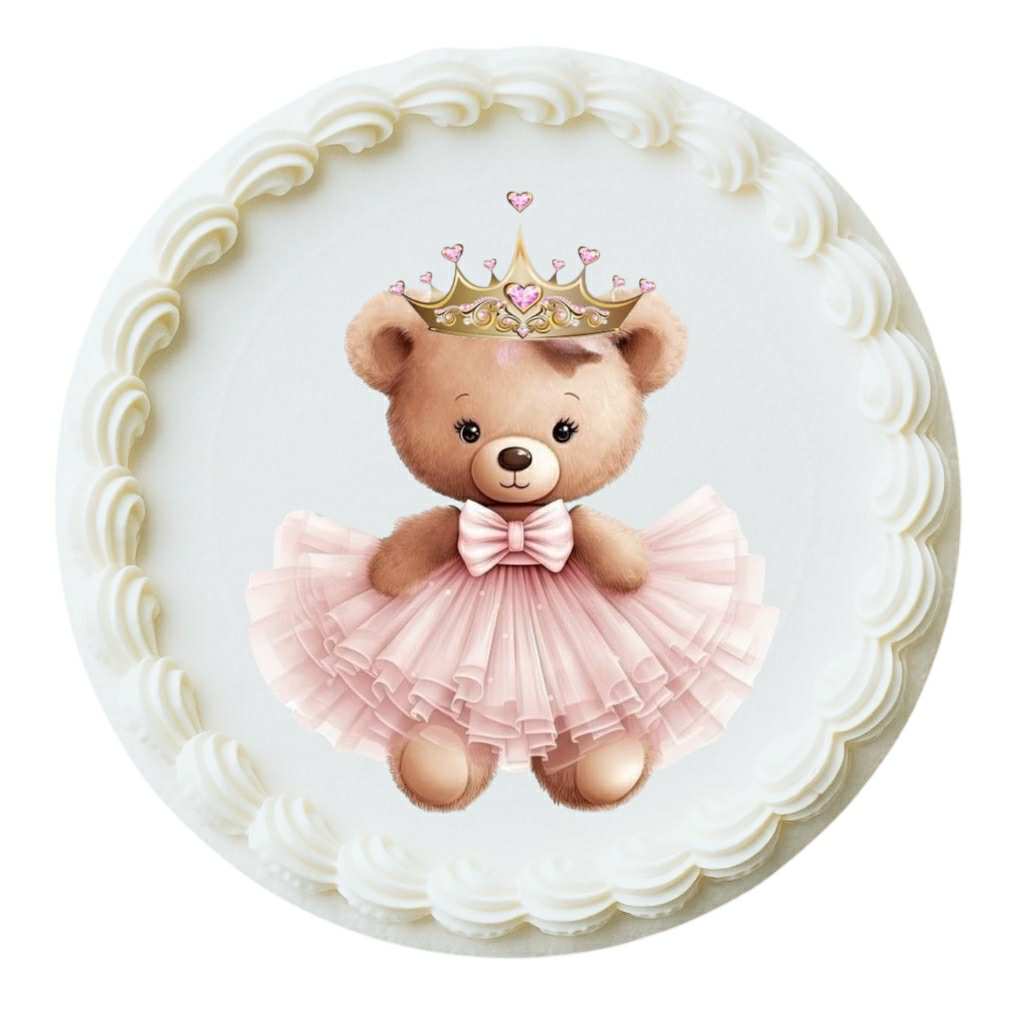 Bear in princess dress