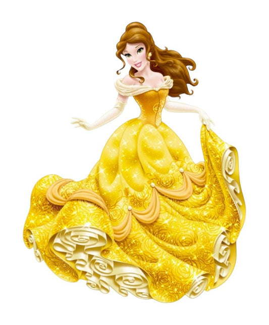 Yellow Princess Full - Edible Impressions