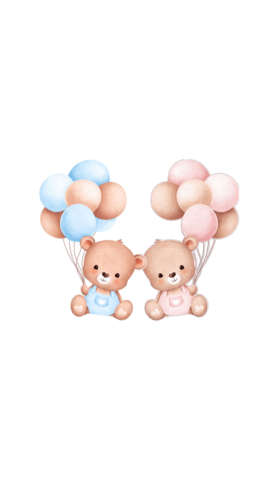 Boy & Girl bear - Edible Impressions