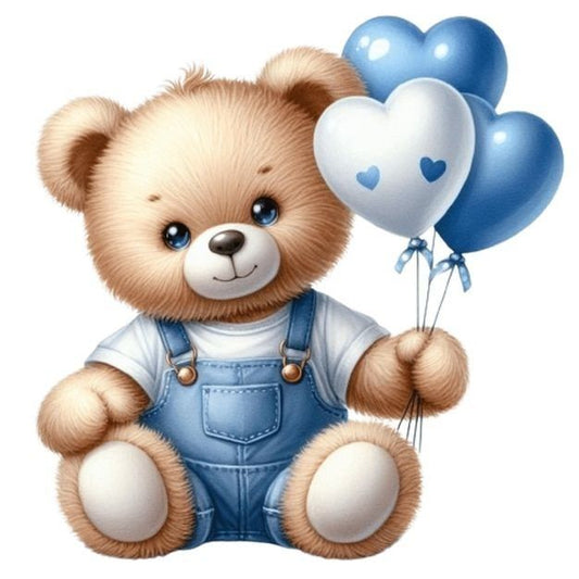 Bear in overalls
