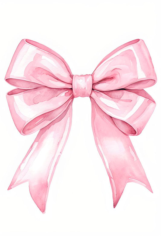 Pink bow - Edible Impressions