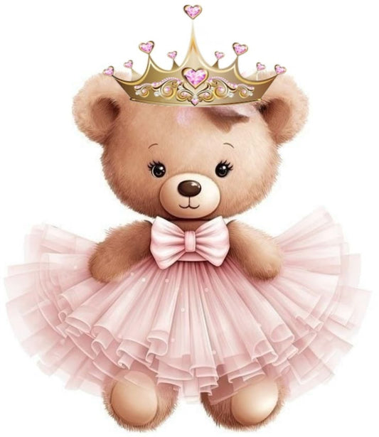 Bear in princess dress - Edible Impressions