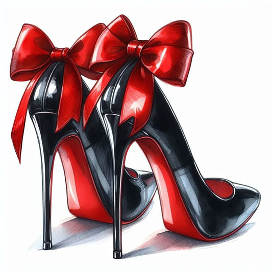 Red bottom heels - Edible Impressions