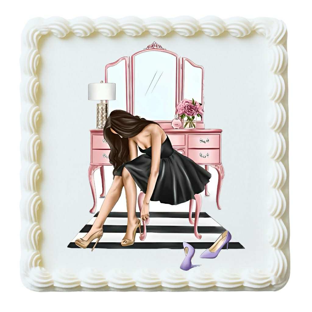 Fashion girl vanity