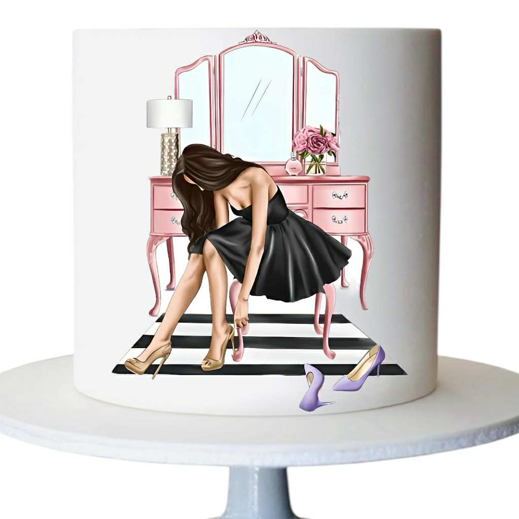 Fashion girl vanity